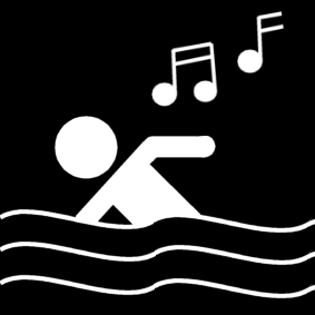 nager sur musique